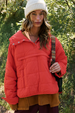 FP Pippa Puffer Pullover - Cherry Tomato