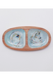 Hovell Wooden Serving Tray Oval - Providence