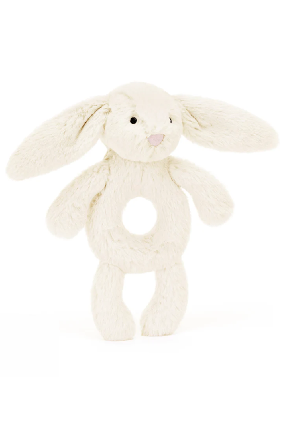 JELLYCAT Bashful Ring Rattle - Cream Bunny