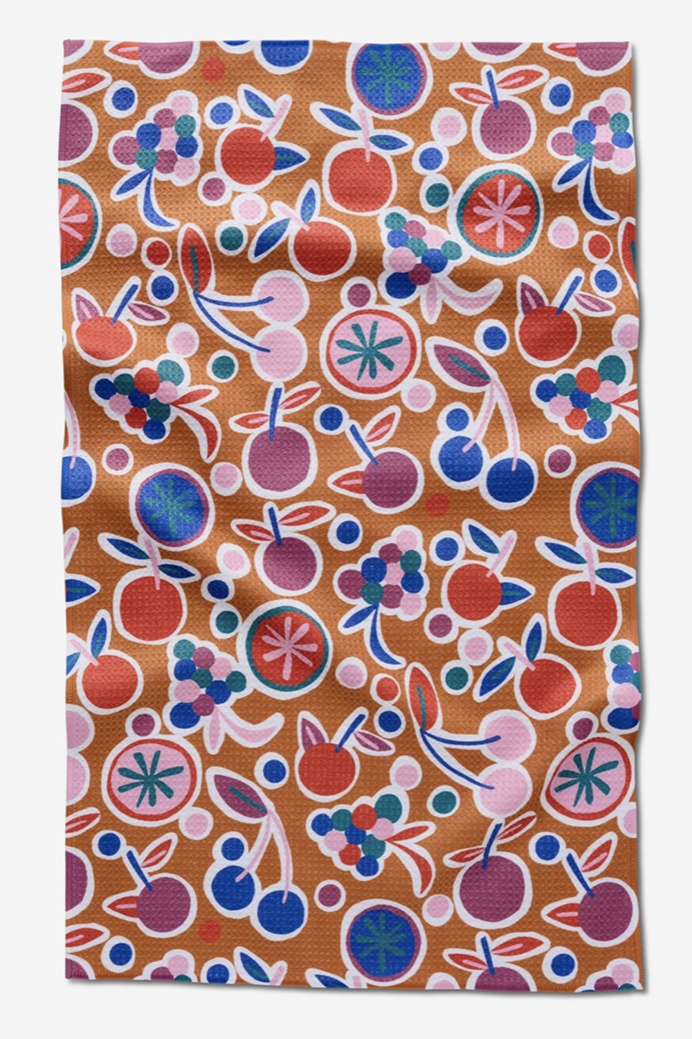 Geometry Kitchen Tea Towel - Fruits Party