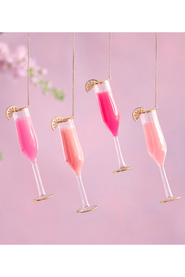 Glass Ornament - The Perfect Champagne Cocktail