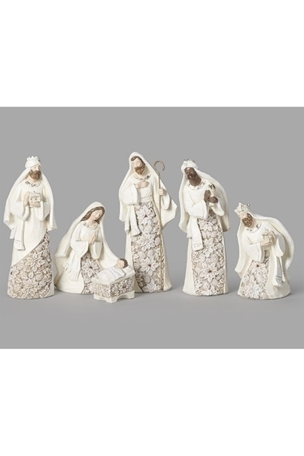 Poinsettia Nativity Scene