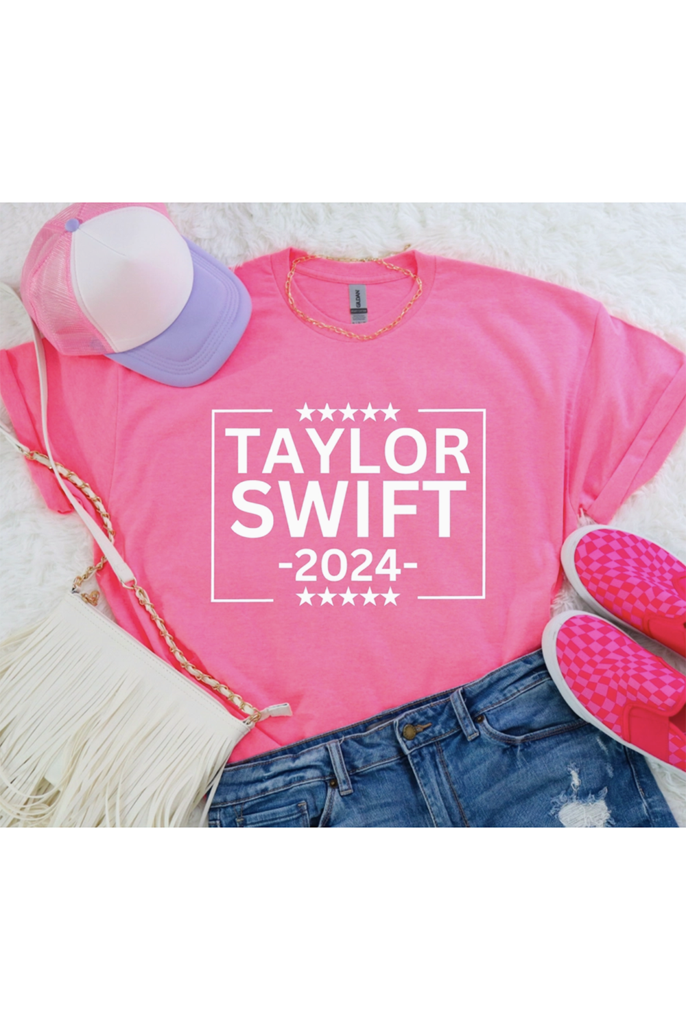 Taylor 2024 Hot Pink T-Shirt