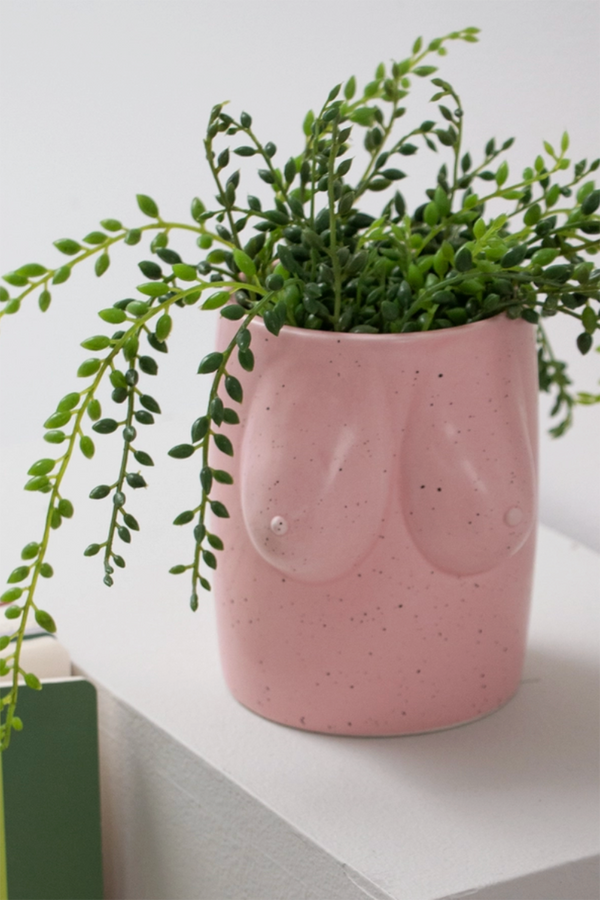 HF Tits Flower Vase - Pink