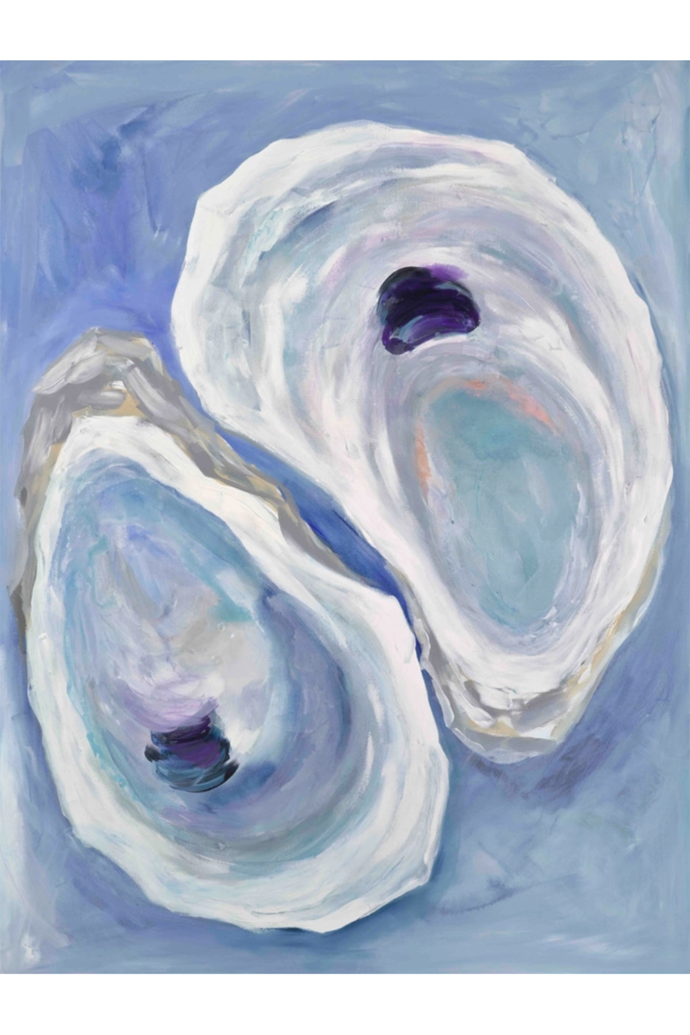 Kim Hovell Art Print - Twin Oysters