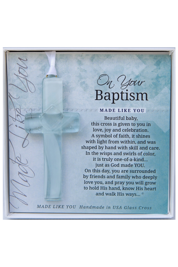 Cross in Box - Baby Baptism