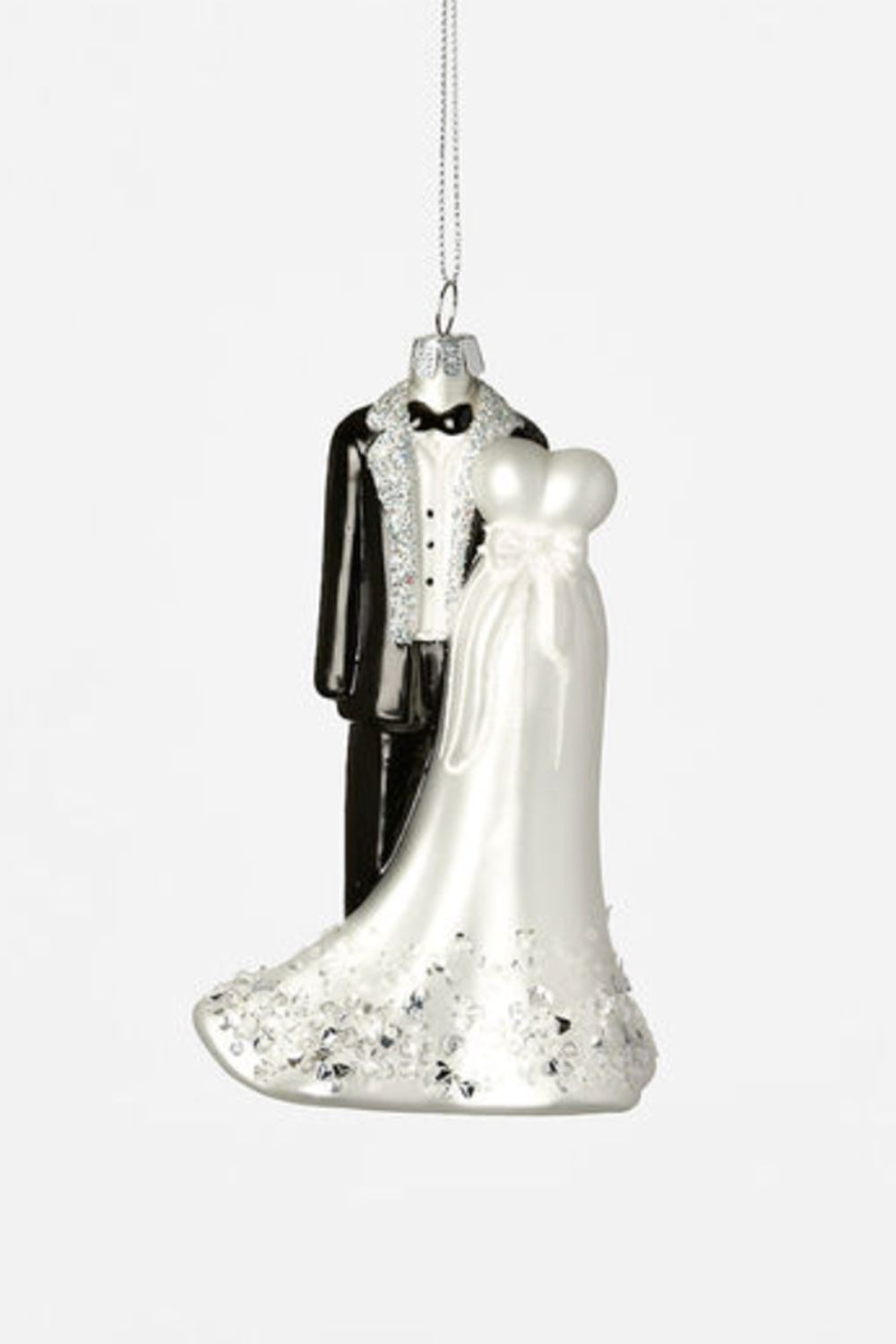 Glass Ornament - Wedding Attire