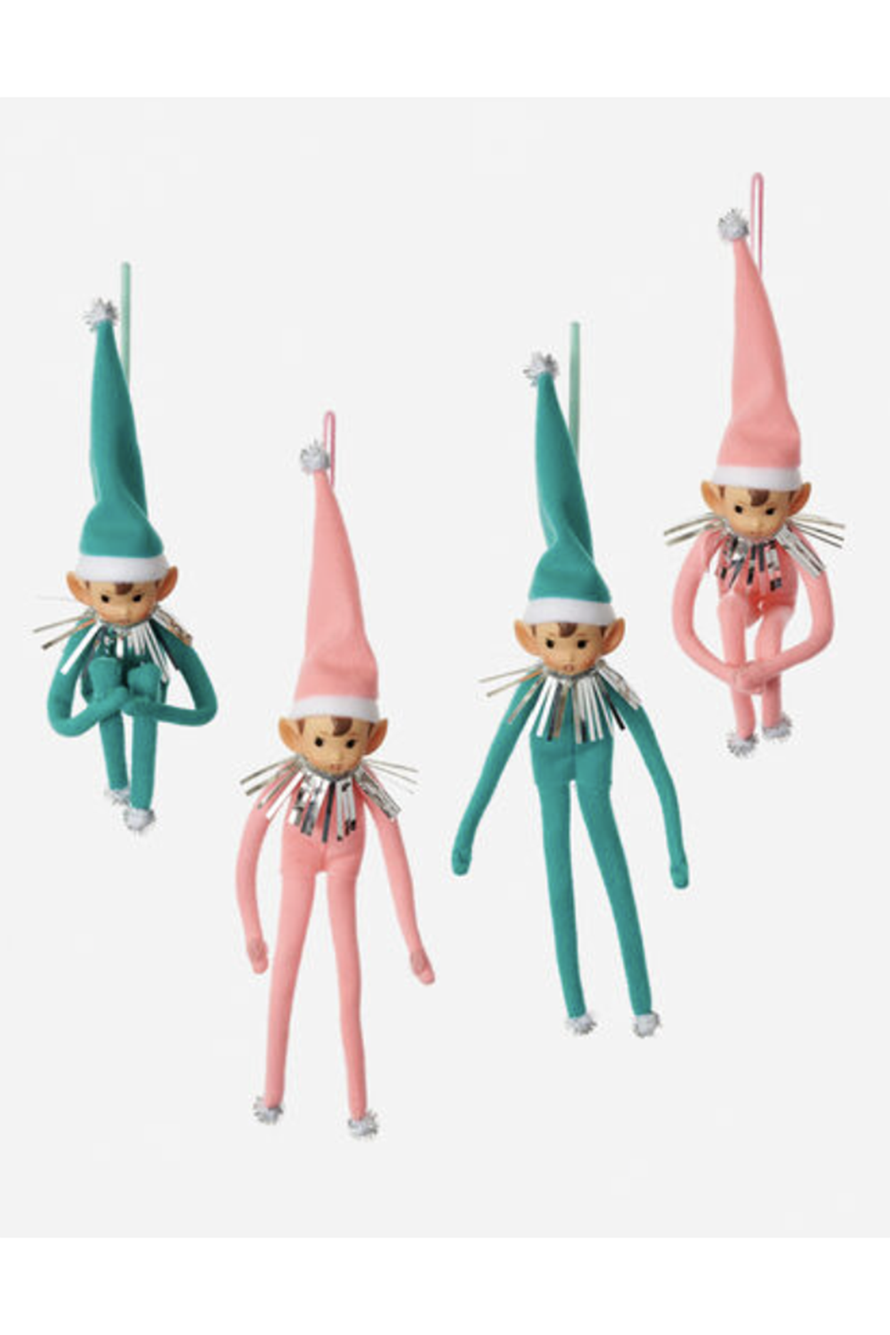 Soft Ornament - Pastel Fabric Elf