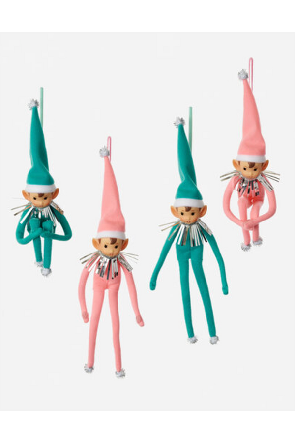 Soft Ornament - Pastel Fabric Elf