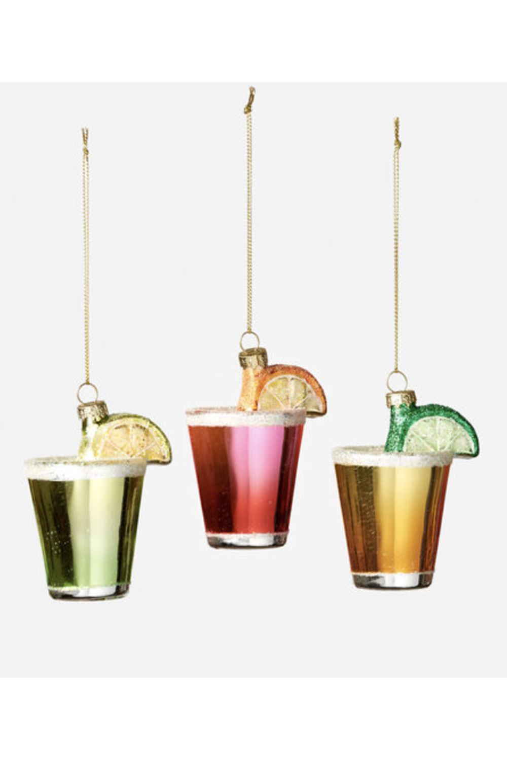 Glass Ornament - Fruit Juice Cocktail Shot