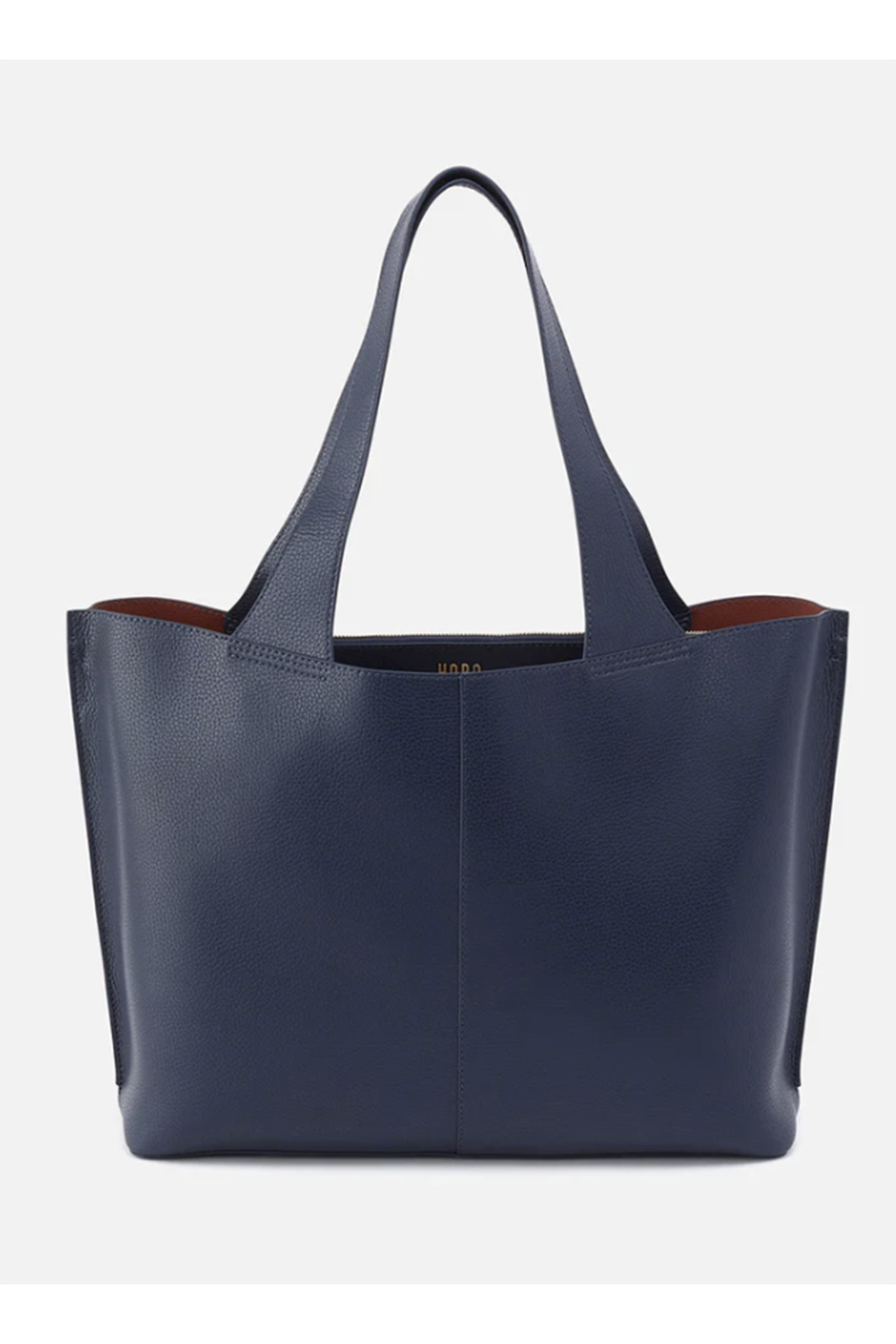 LARGE Vida Tote - Micro Pebbled Hide Mood Indigo