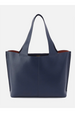 LARGE Vida Tote - Micro Pebbled Hide Mood Indigo