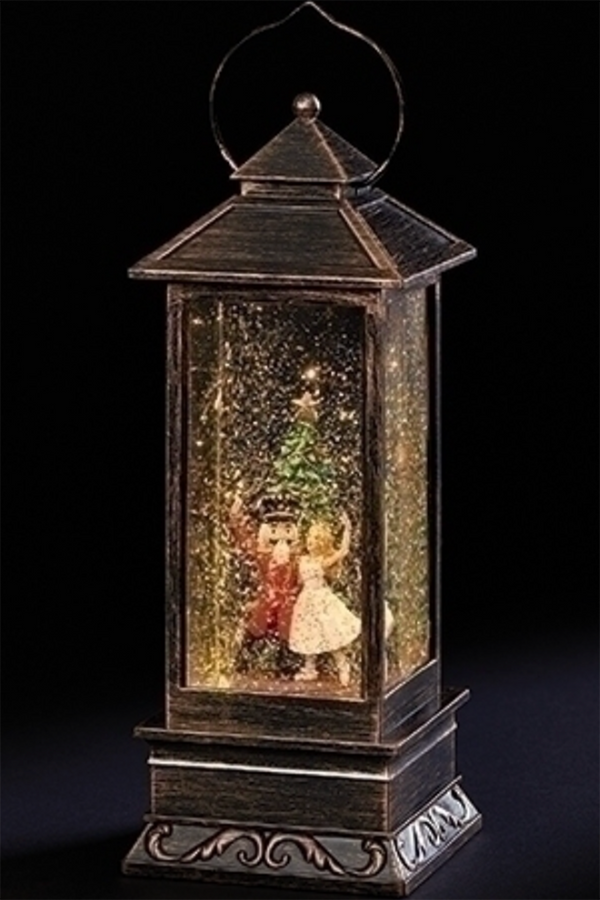 Lighted Nutcracker Swirl Lantern