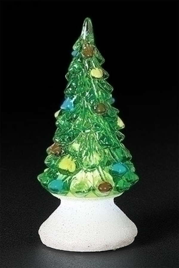 Mini Lighted Green Tree Color Tip