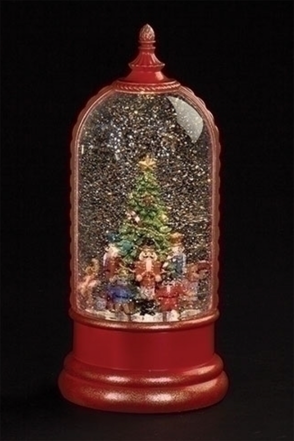 Lighted Musical Swirl Nutcracker Tree