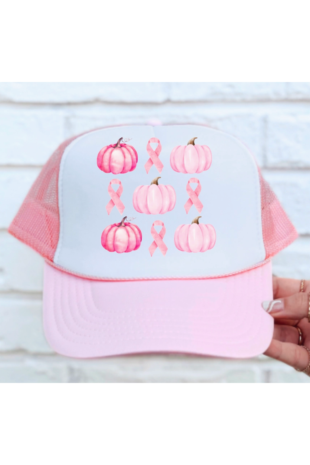 GGB Trucker Hat - Breast Cancer Awareness Pumpkins