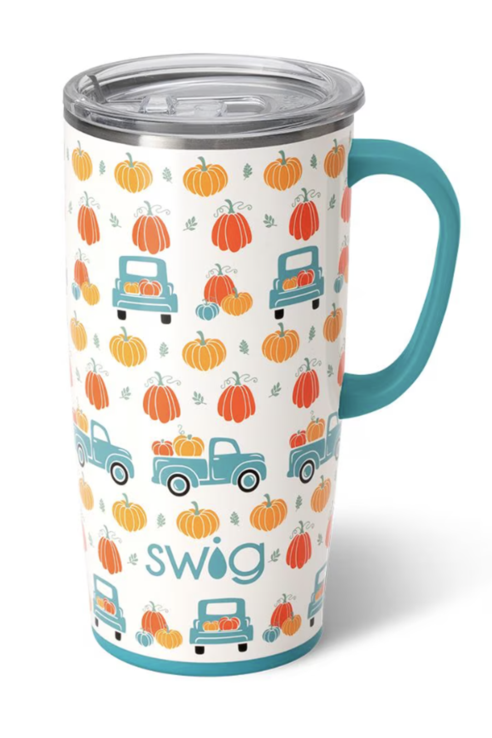 TALL Modern Coffee Mug - Pumpkin Patch