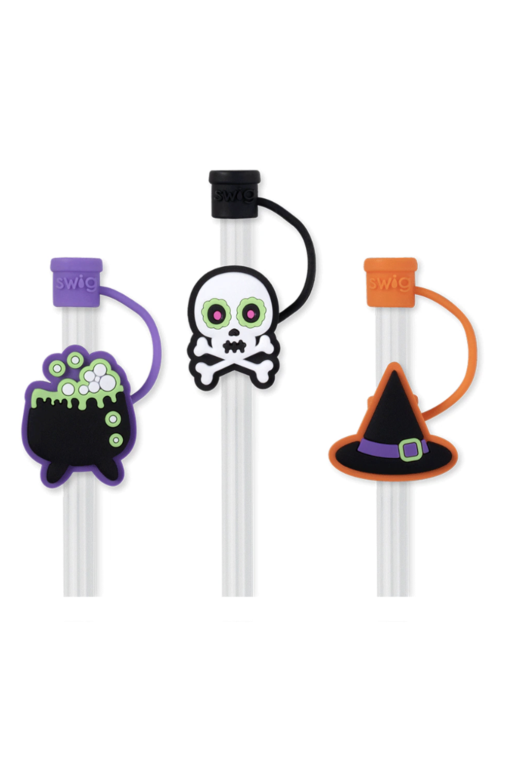 Swig Straw Topper Set - Halloween Witch