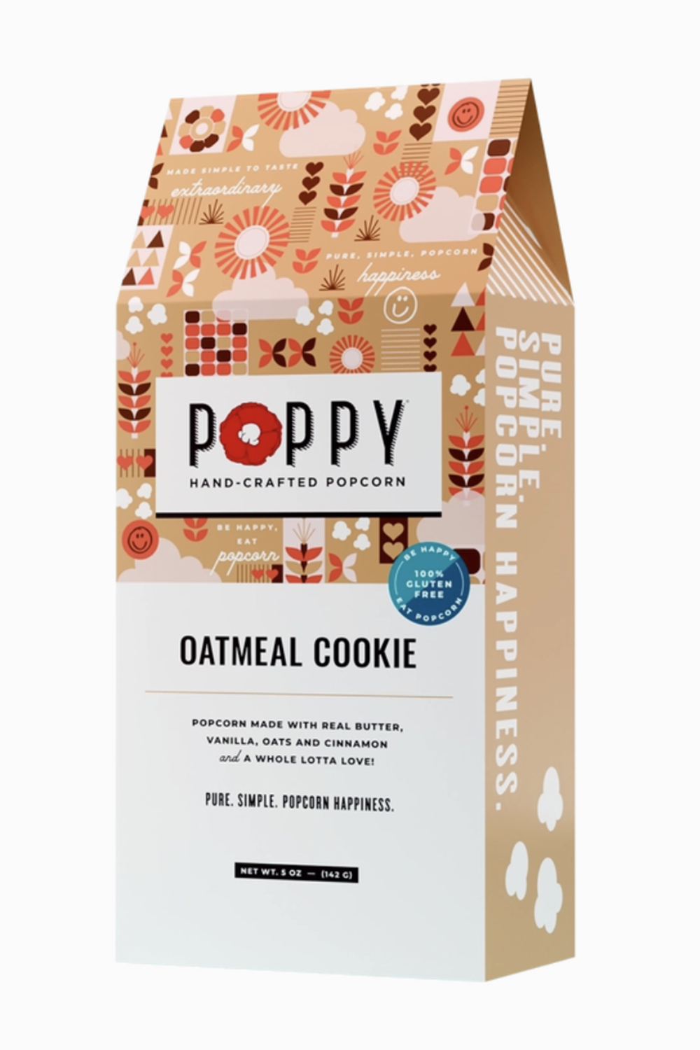 Poppy Popcorn Box - Oatmeal Cookie