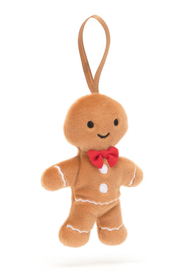 Soft Ornament - JELLYCAT Festve Folly Gingerbread Fred