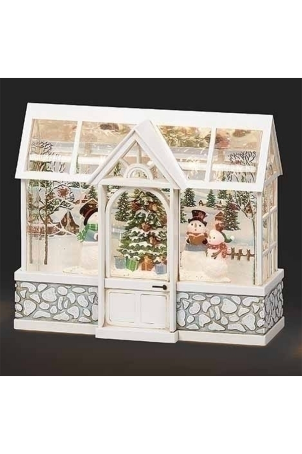 Lighted Holiday Greenhouse