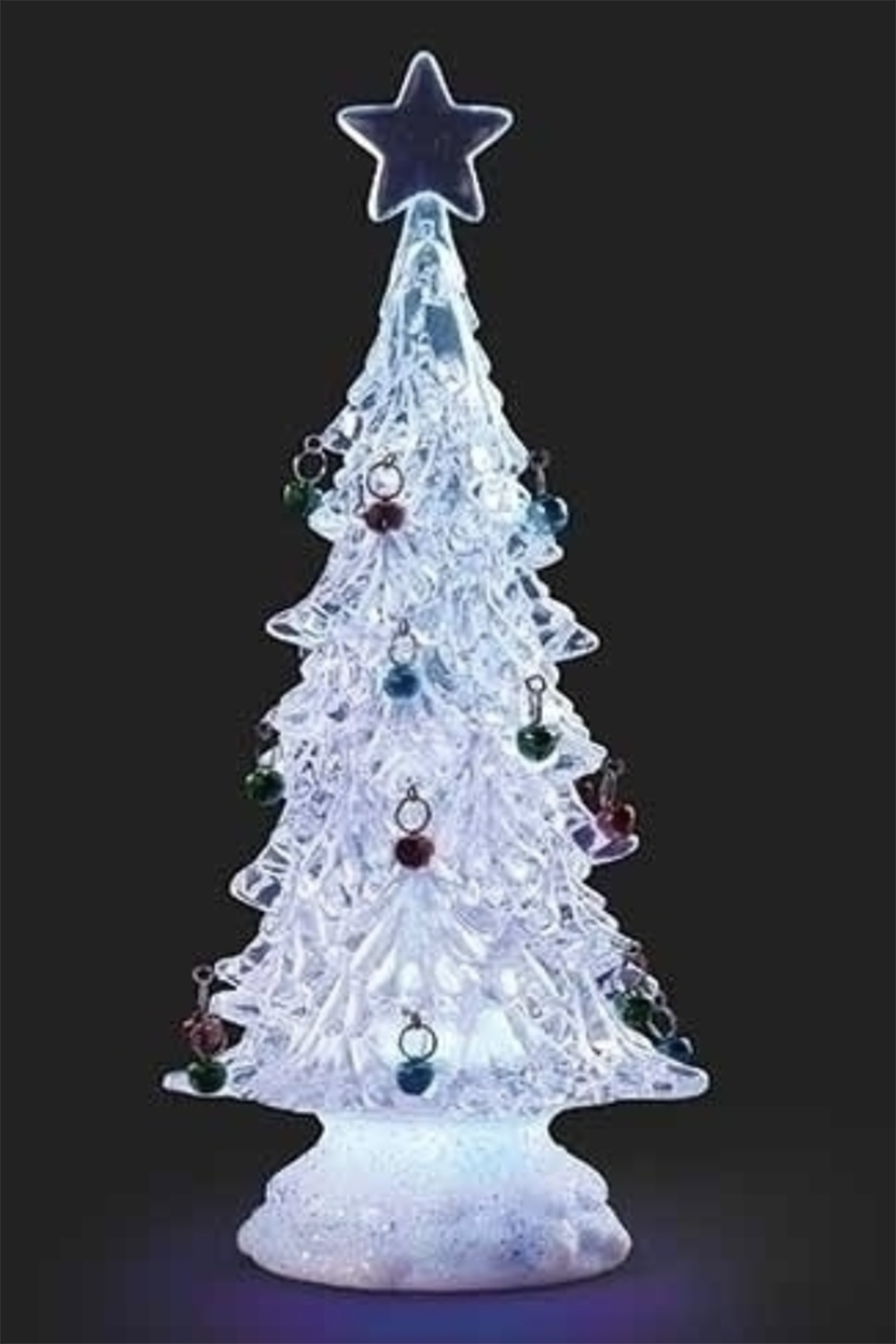 Lighted LED Tree with Bells