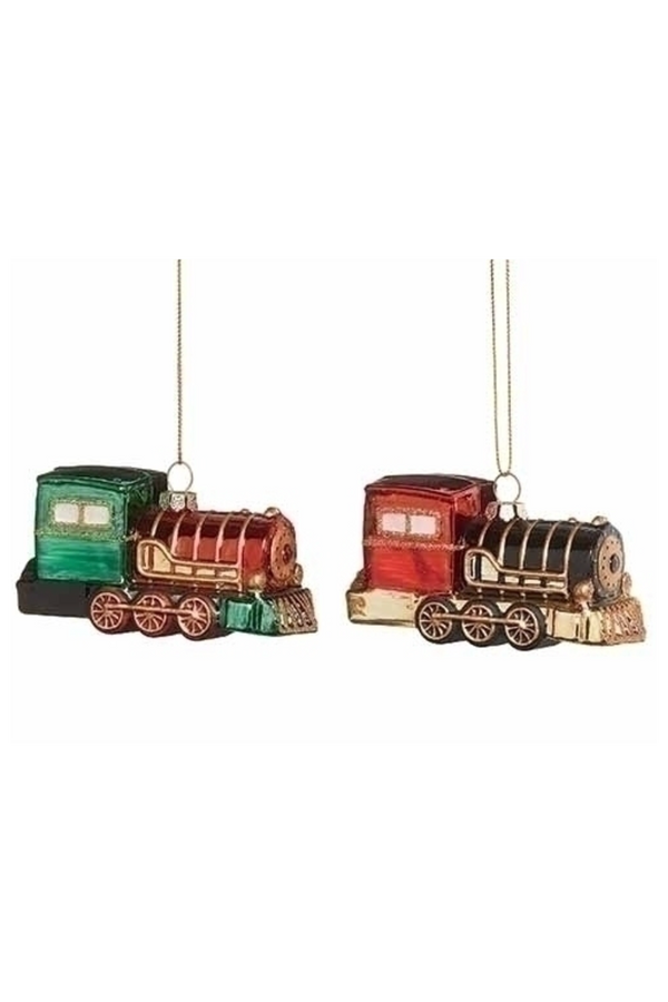 Glass Ornament - Train Engine