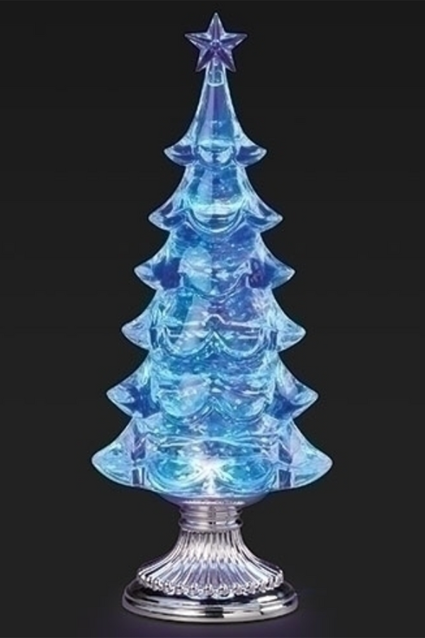 Lighted Swirl 6-Tiered Tree