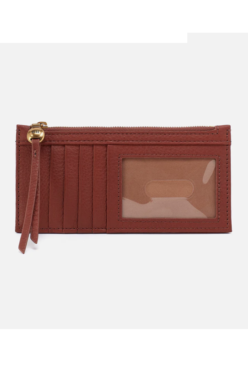 Carte Hobo Card Slot Wallet - Velvet Hide Rust