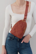 Fern Sling Crossbody Bag - Pebbled Hide Rust