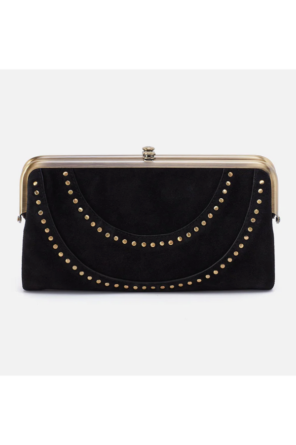 Lauren Wallet - Suede Hide Black Stud