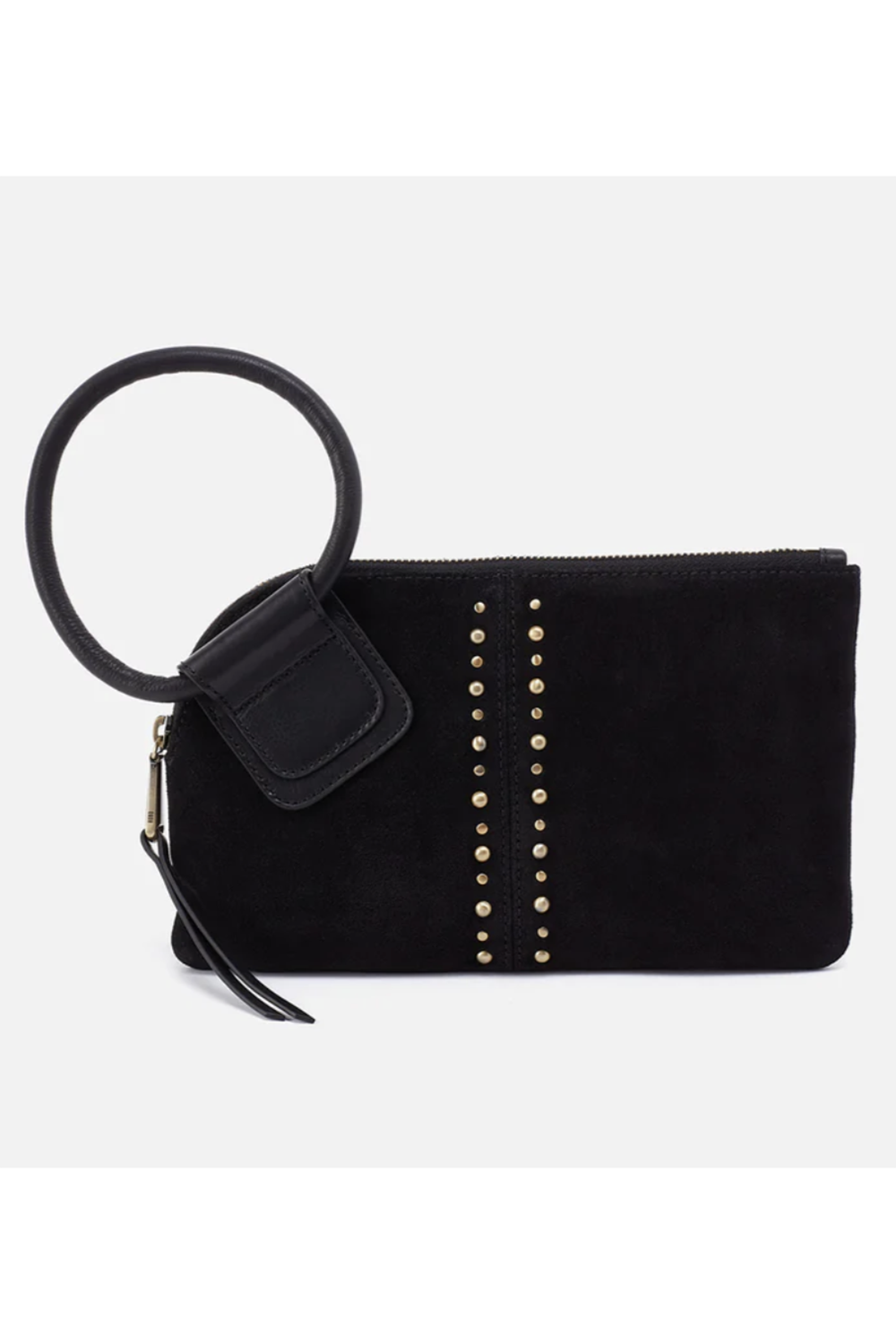 Sable Wristlet - Suede Hide Black Stud