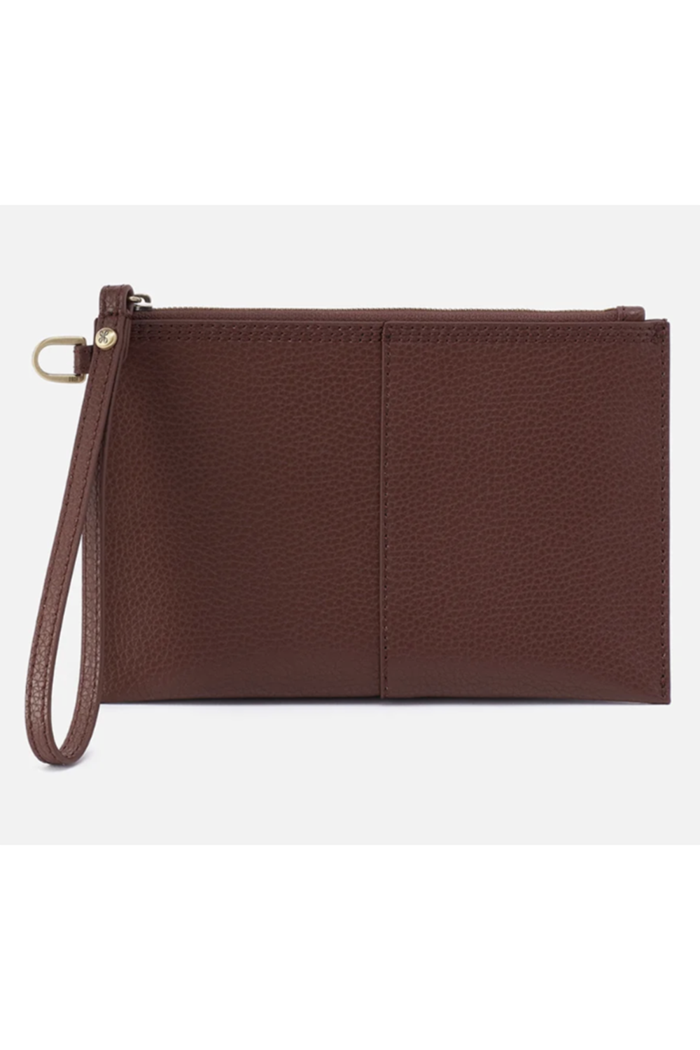 Vida Small Pouch - Micro Pebbled Hide Chocolate