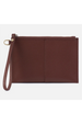 Vida Small Pouch - Micro Pebbled Hide Chocolate