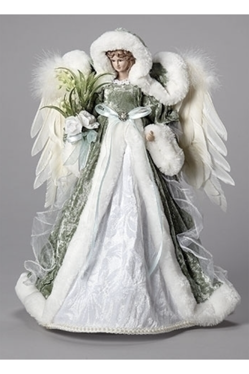 Green Angel Tree Topper