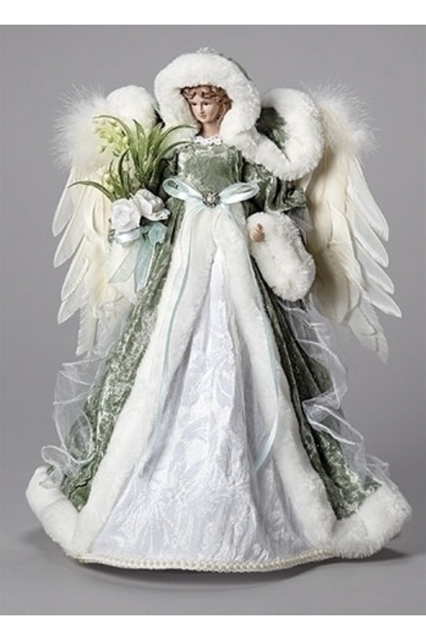 Green Angel Tree Topper