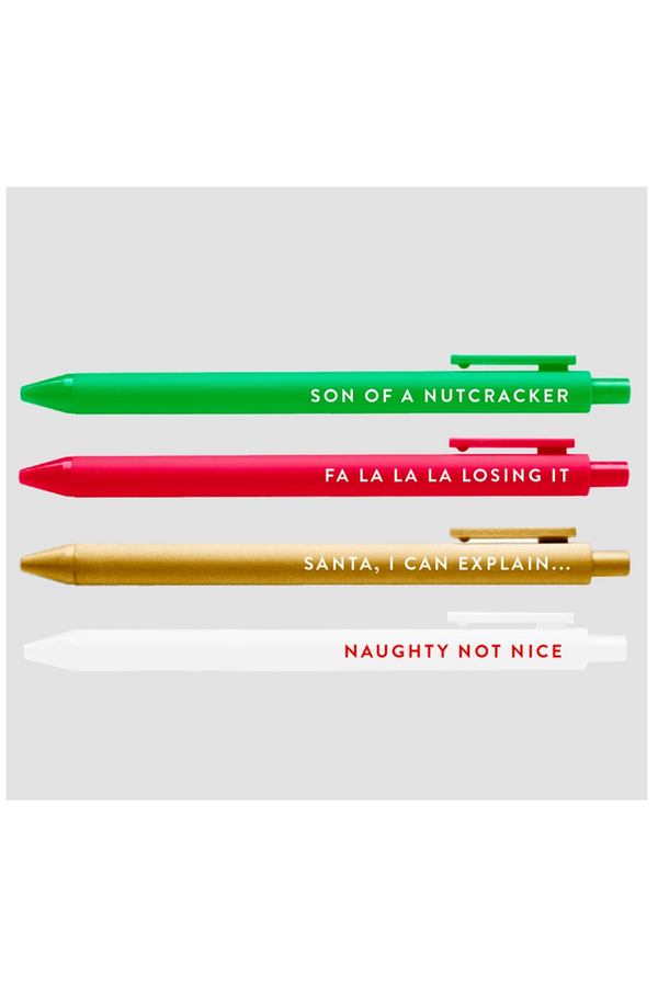 Trendy Pen Set - Tis the Damn Season