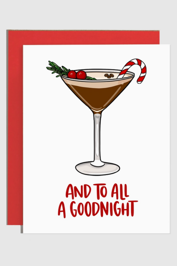 Trendy Holiday Card - Espresso Martini