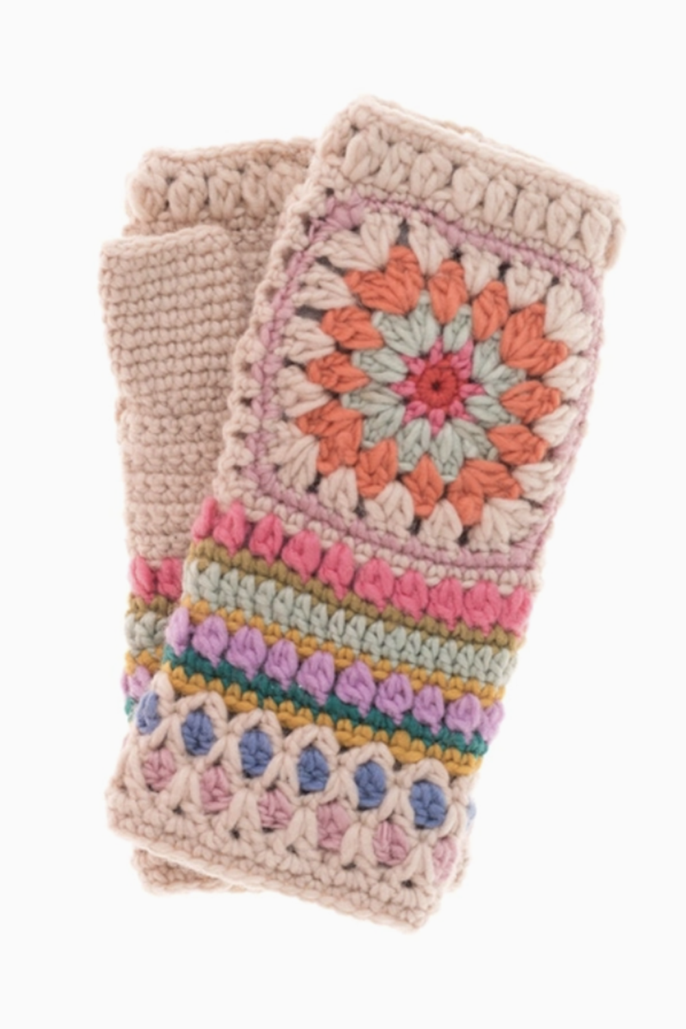 Woodstock Crochet Handwarmer - Natural