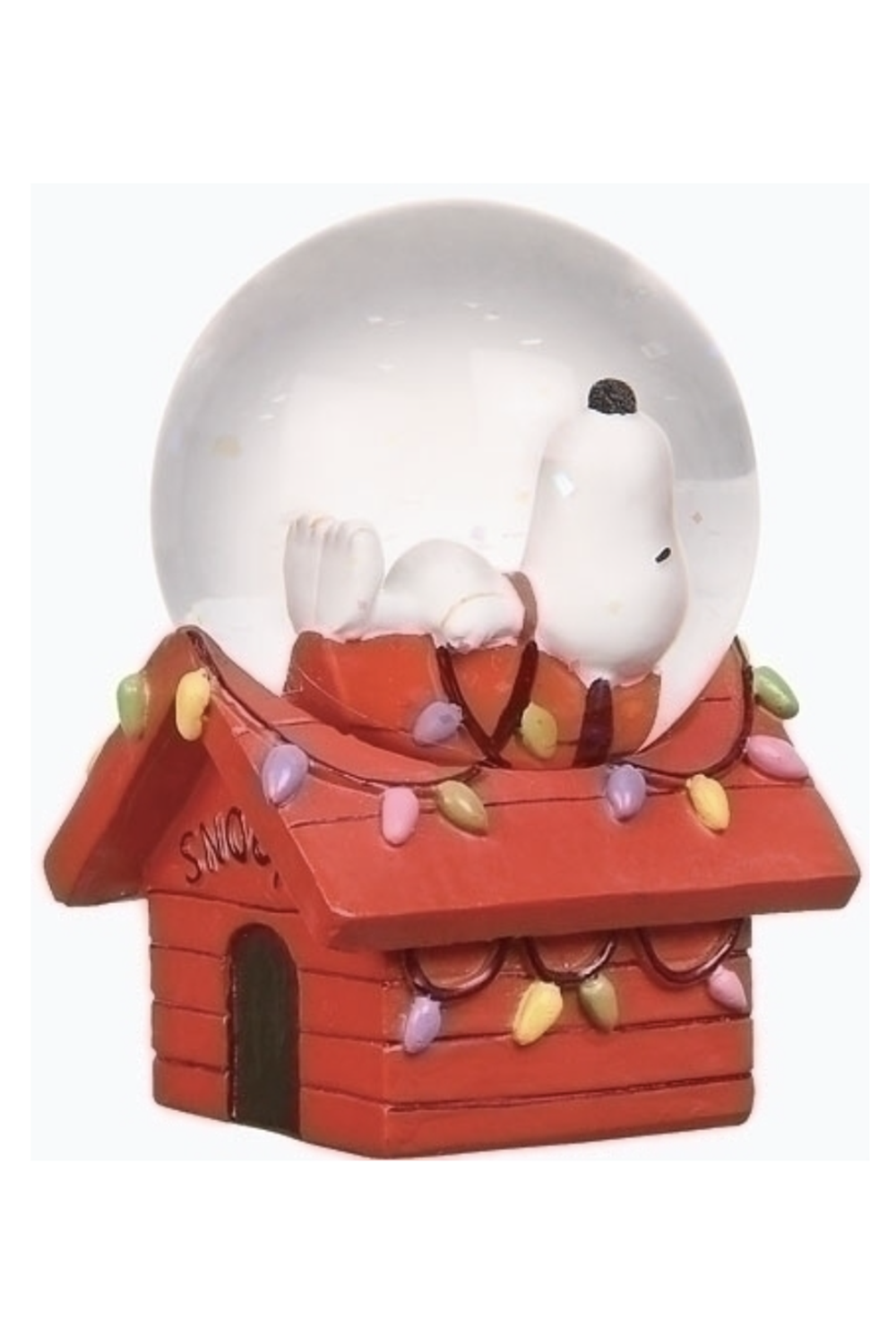 Lighted Snoopy Holiday Mini Snowglobe