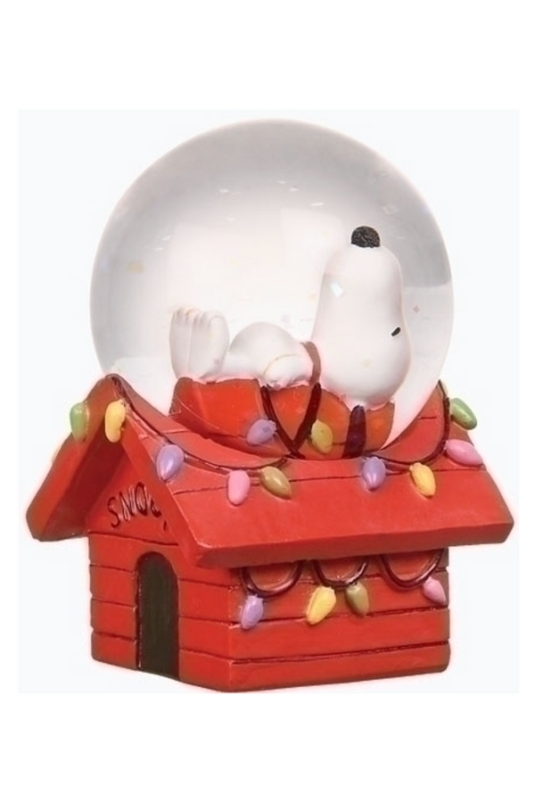 Lighted Snoopy Holiday Mini Snowglobe