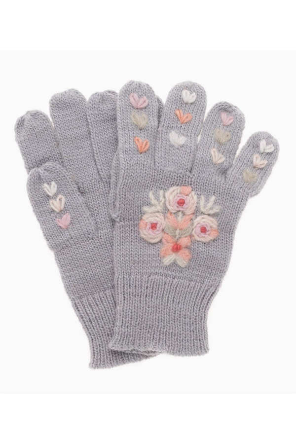 Edith Gloves - Grey