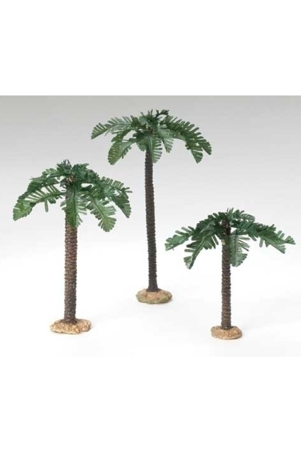 Roman Nativity Manger Figures - Palm Tree Set of 3