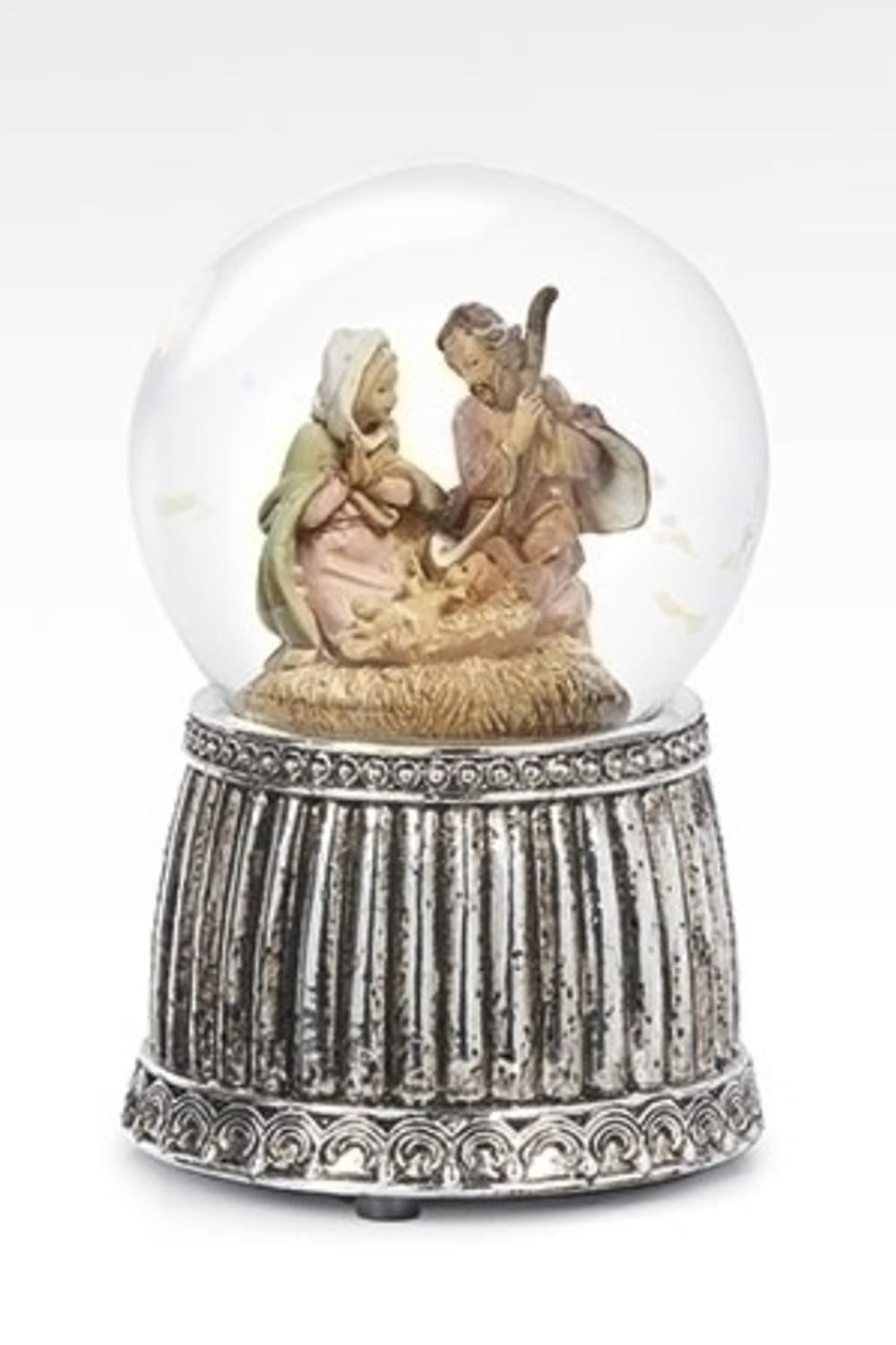 Lighted Holy Family Snow Globe