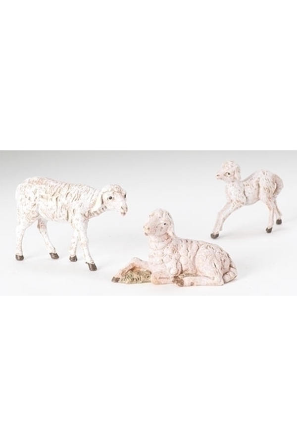 Nativity Manger Figures - Sheep Family