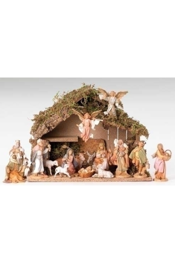 Roman Nativity Manger Set 16 Piece