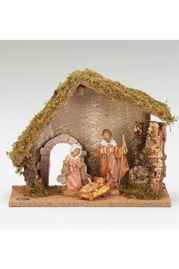 Roman Nativity Manger 3 Piece Set