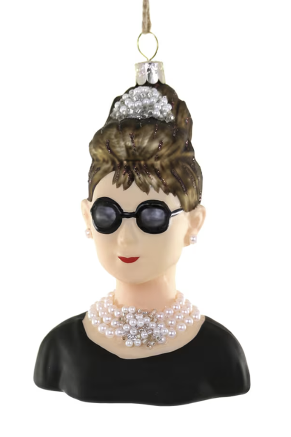 Glass Ornament - Audrey Hepburn