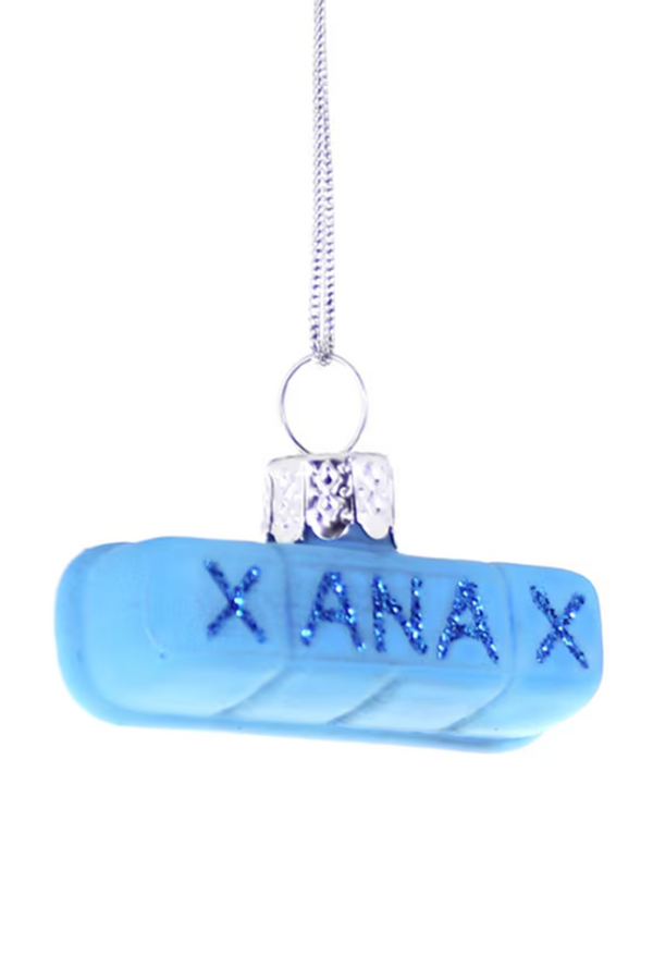 Glass Ornament - Extra Strength Xanax