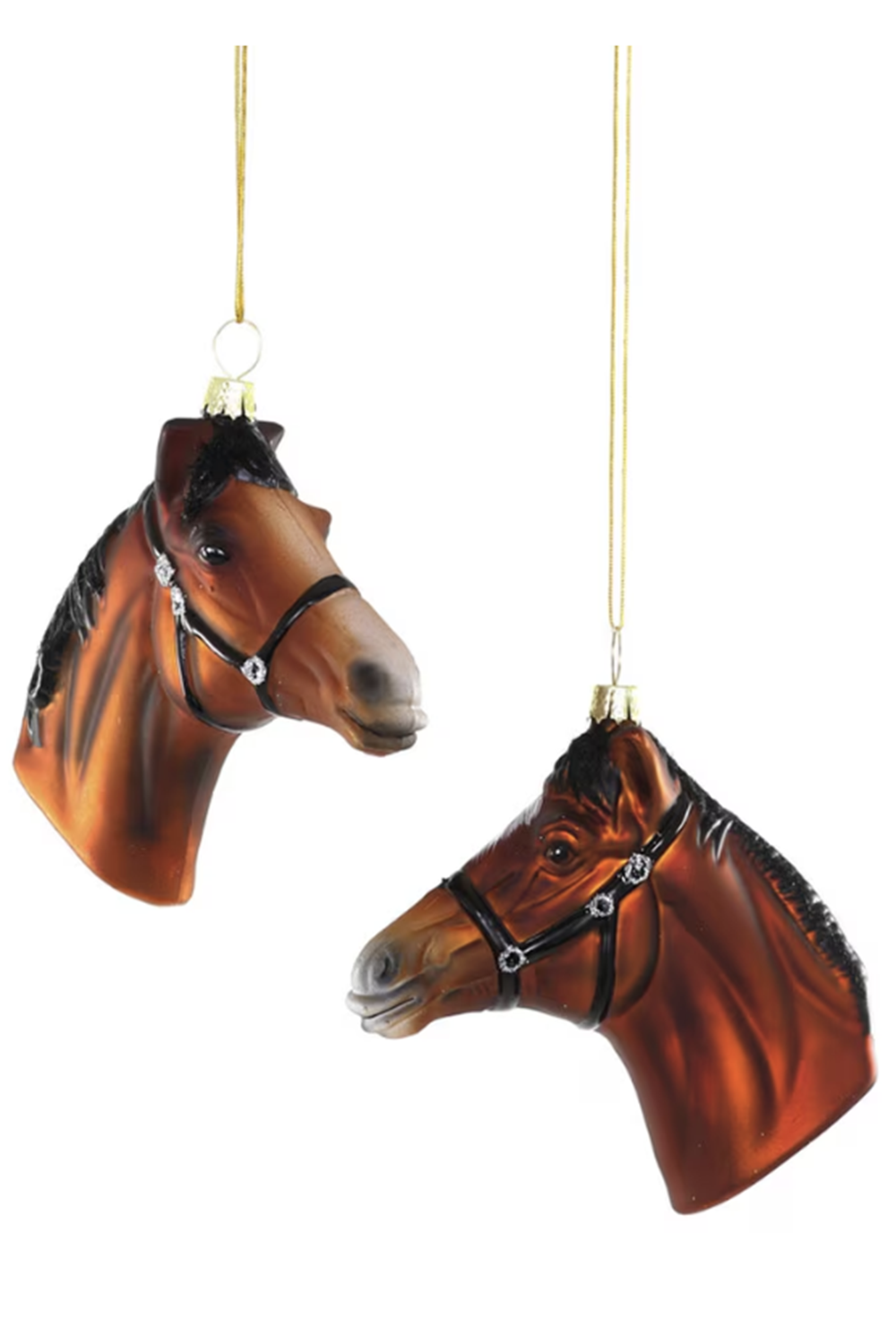 Glass Ornament - Horse Face